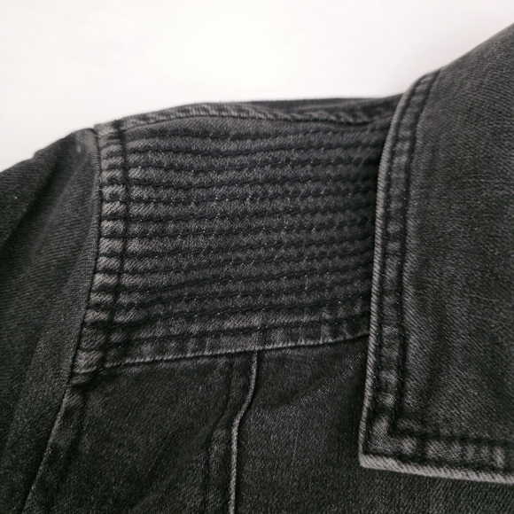 Free People Charcoal Jean Jacket - Picture 4 of 13